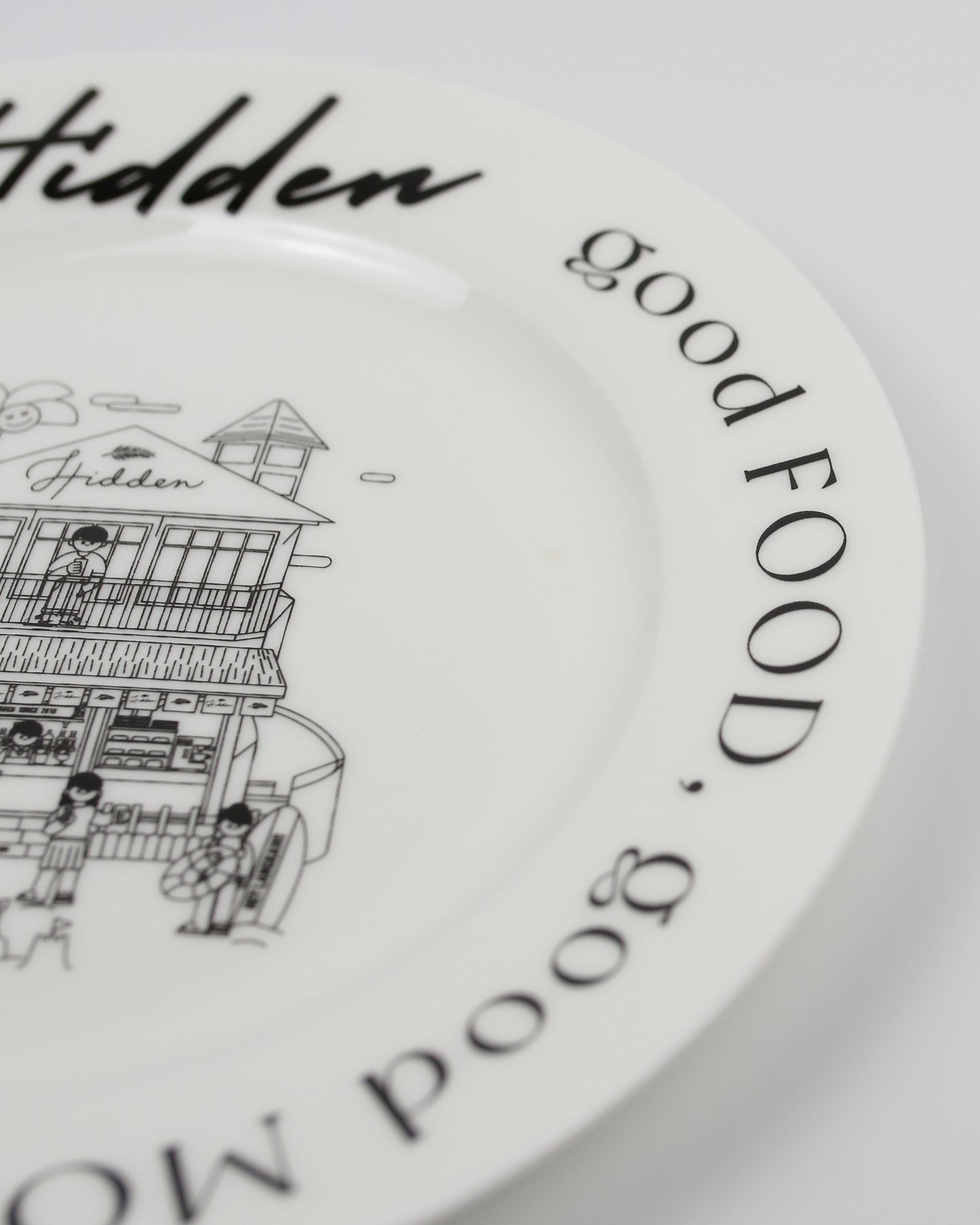 Hidden Beach House Plate
