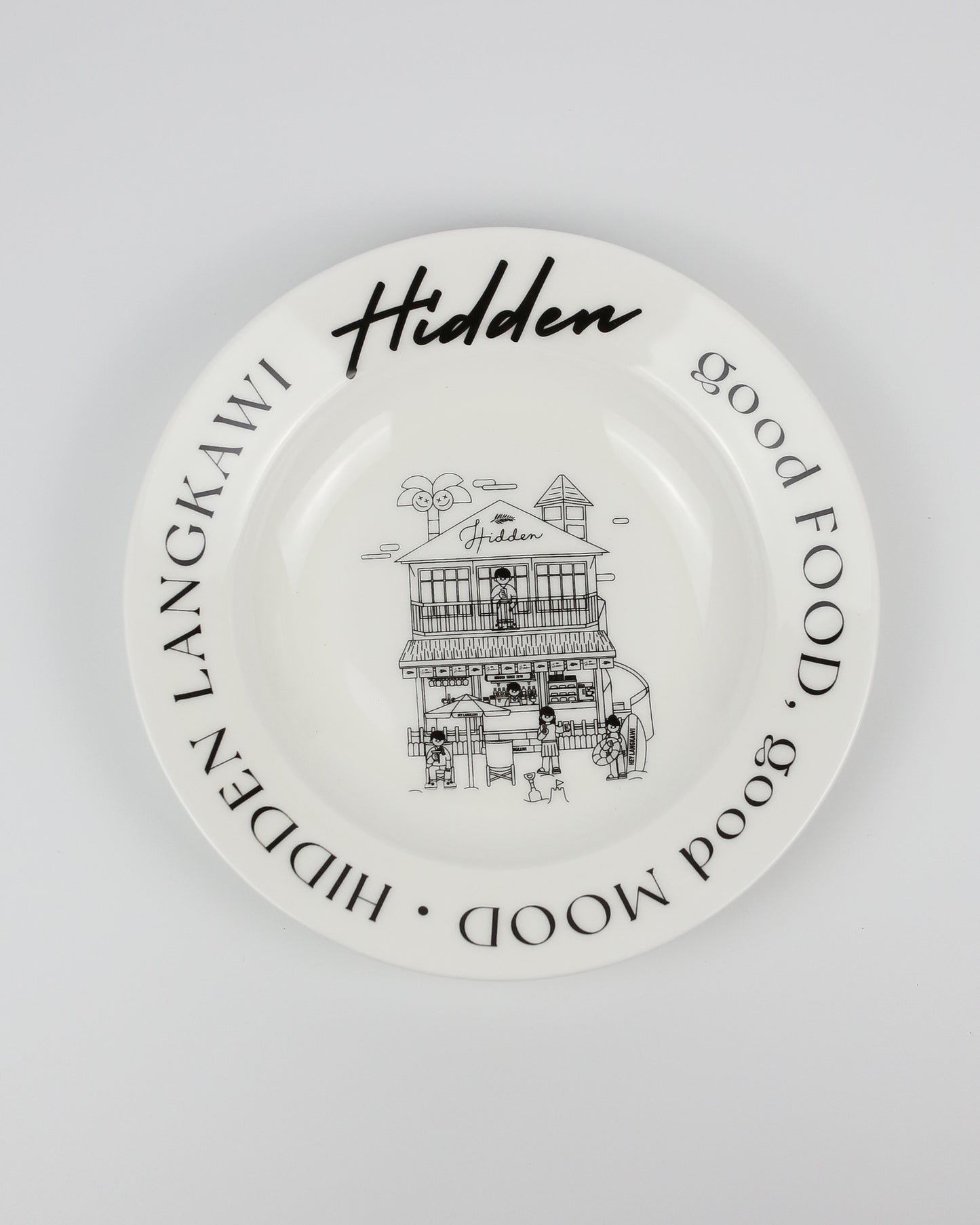 Hidden Beach House Plate
