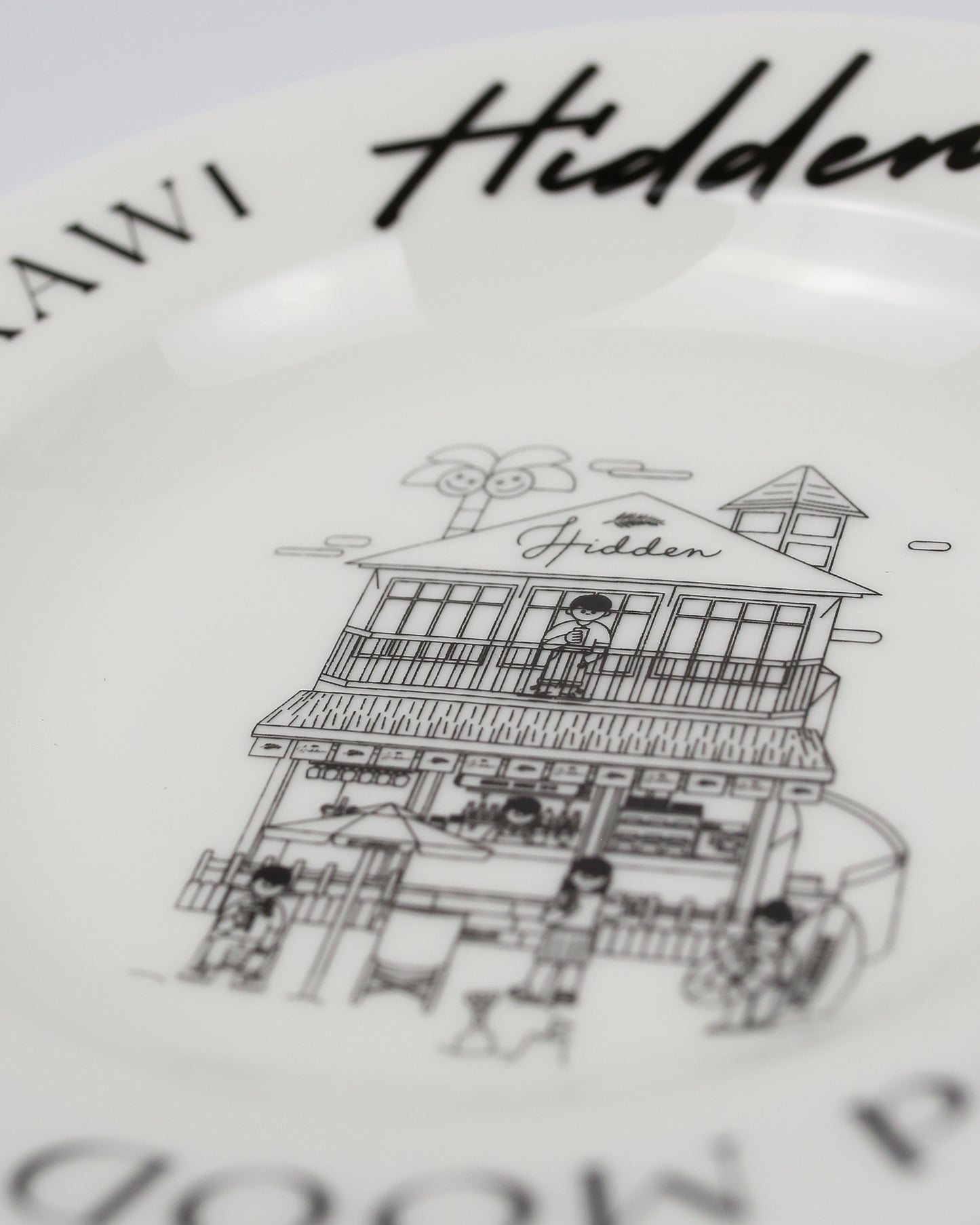 Hidden Beach House Plate