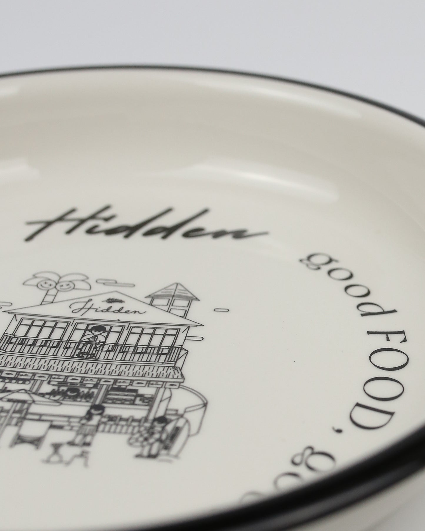 Hidden Beach House Plate