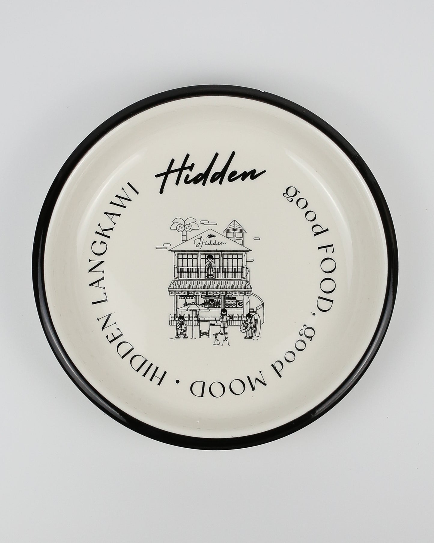 Hidden Beach House Plate