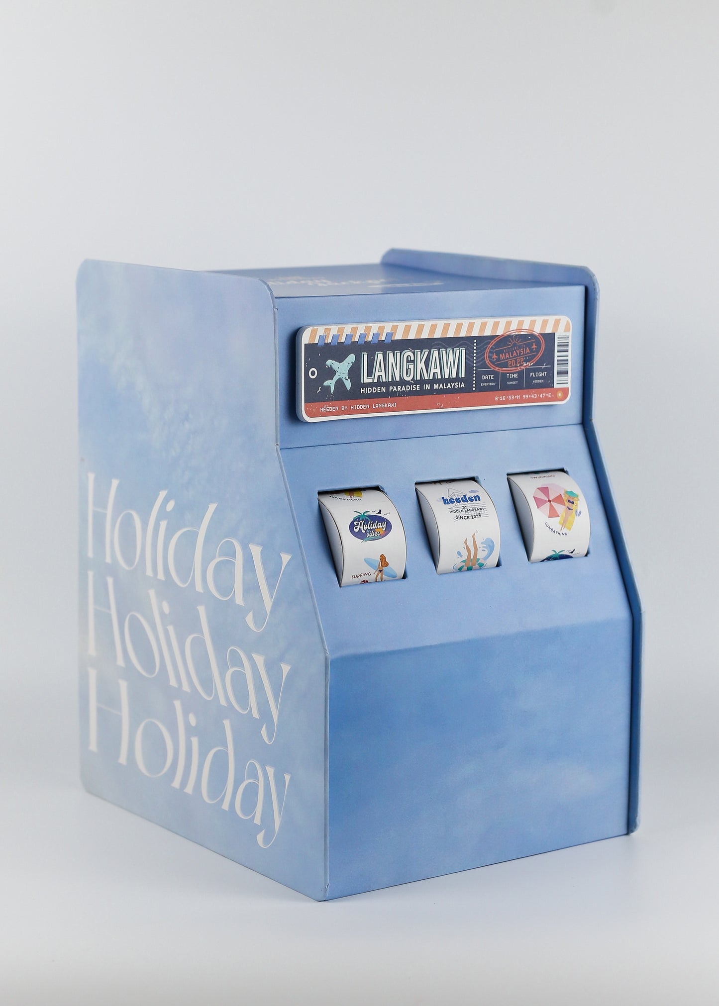 Holiday Slot Machine Gift Box