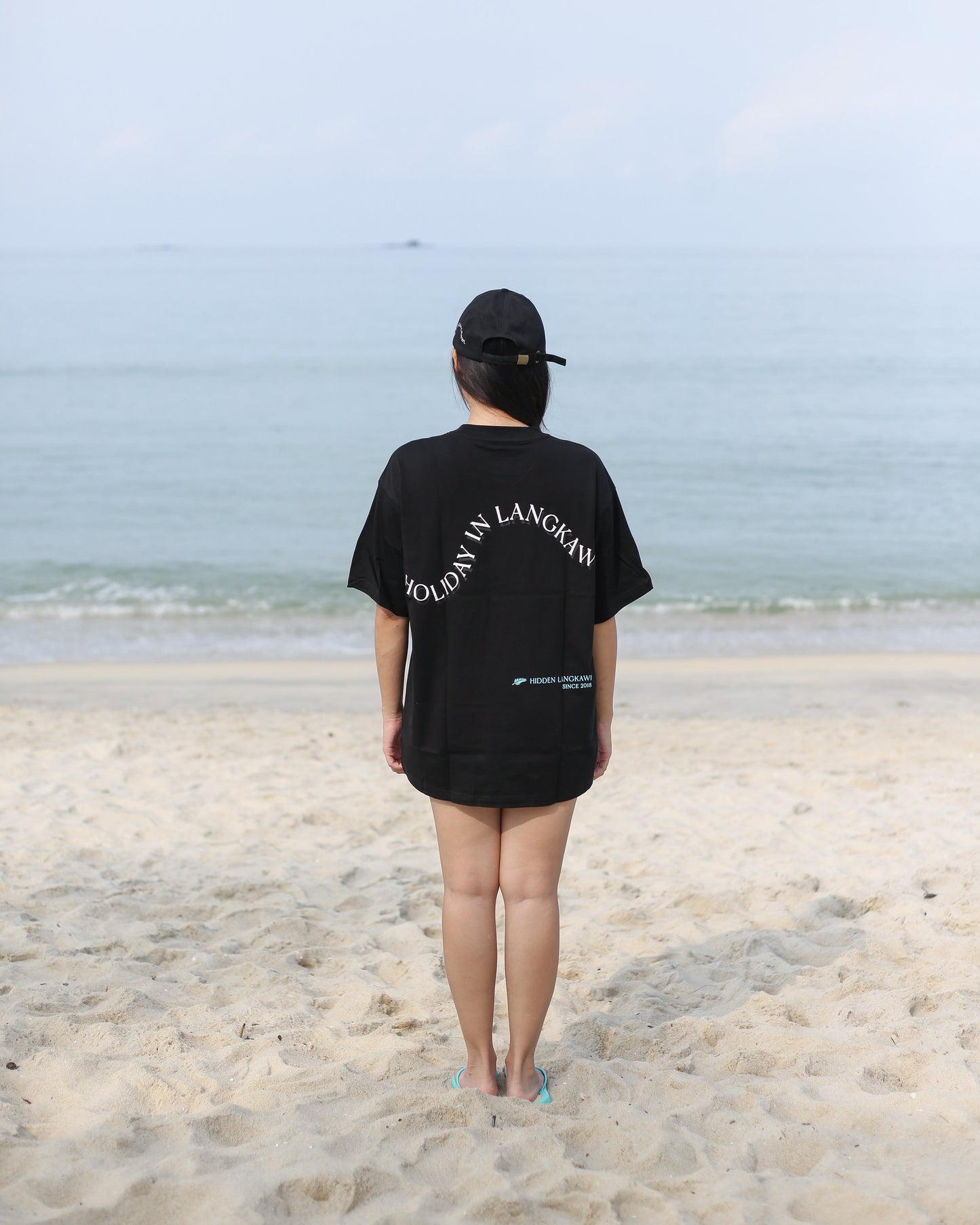 Holiday in Langkawi Tee in Black