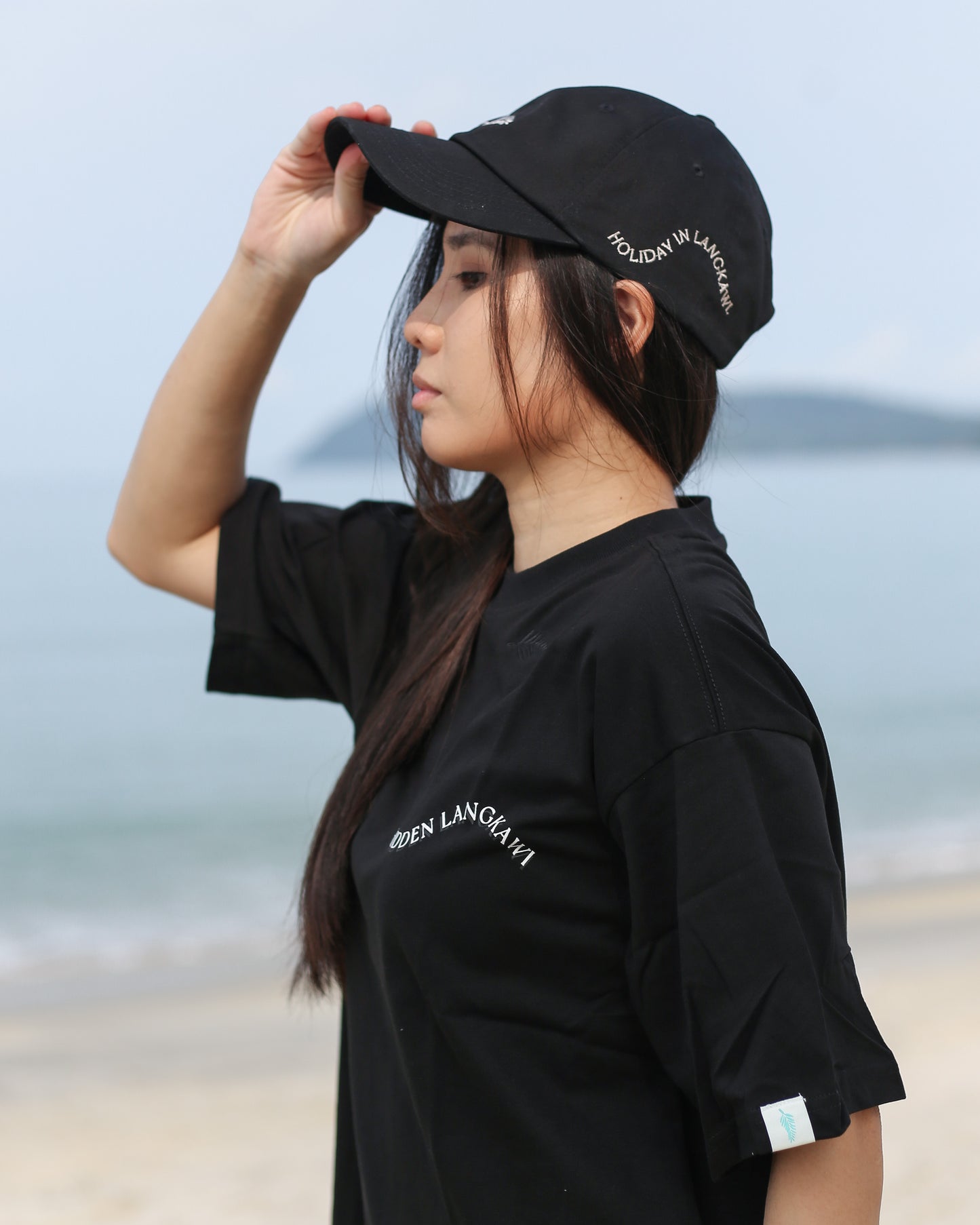 Holiday in Langkawi Baseball Cap in Black