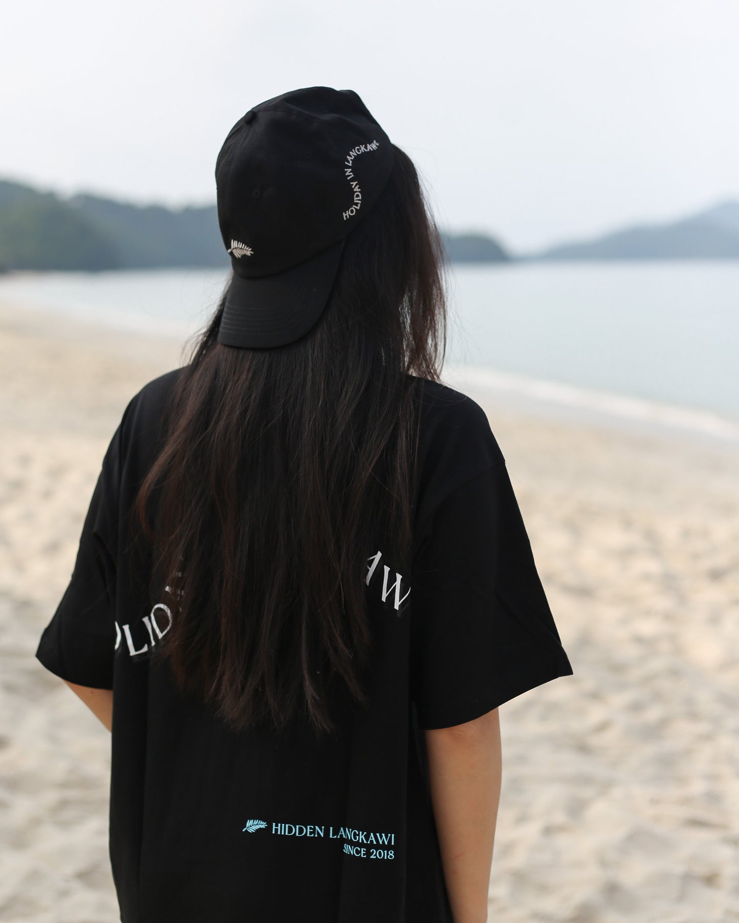 Holiday in Langkawi Tee in Black