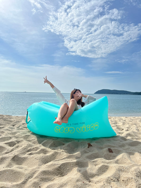 Good Vibes Only Inflatable Sofa