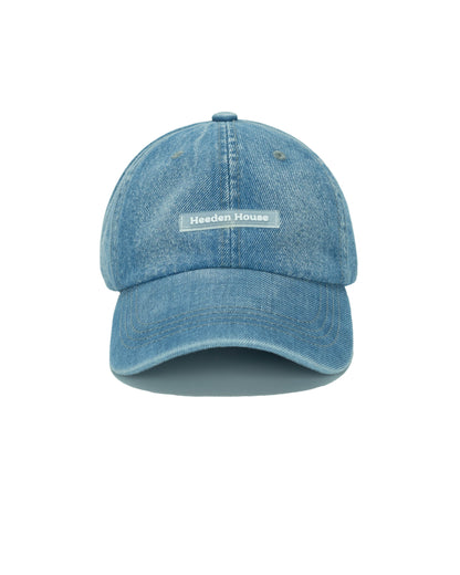 Denim baseball cap