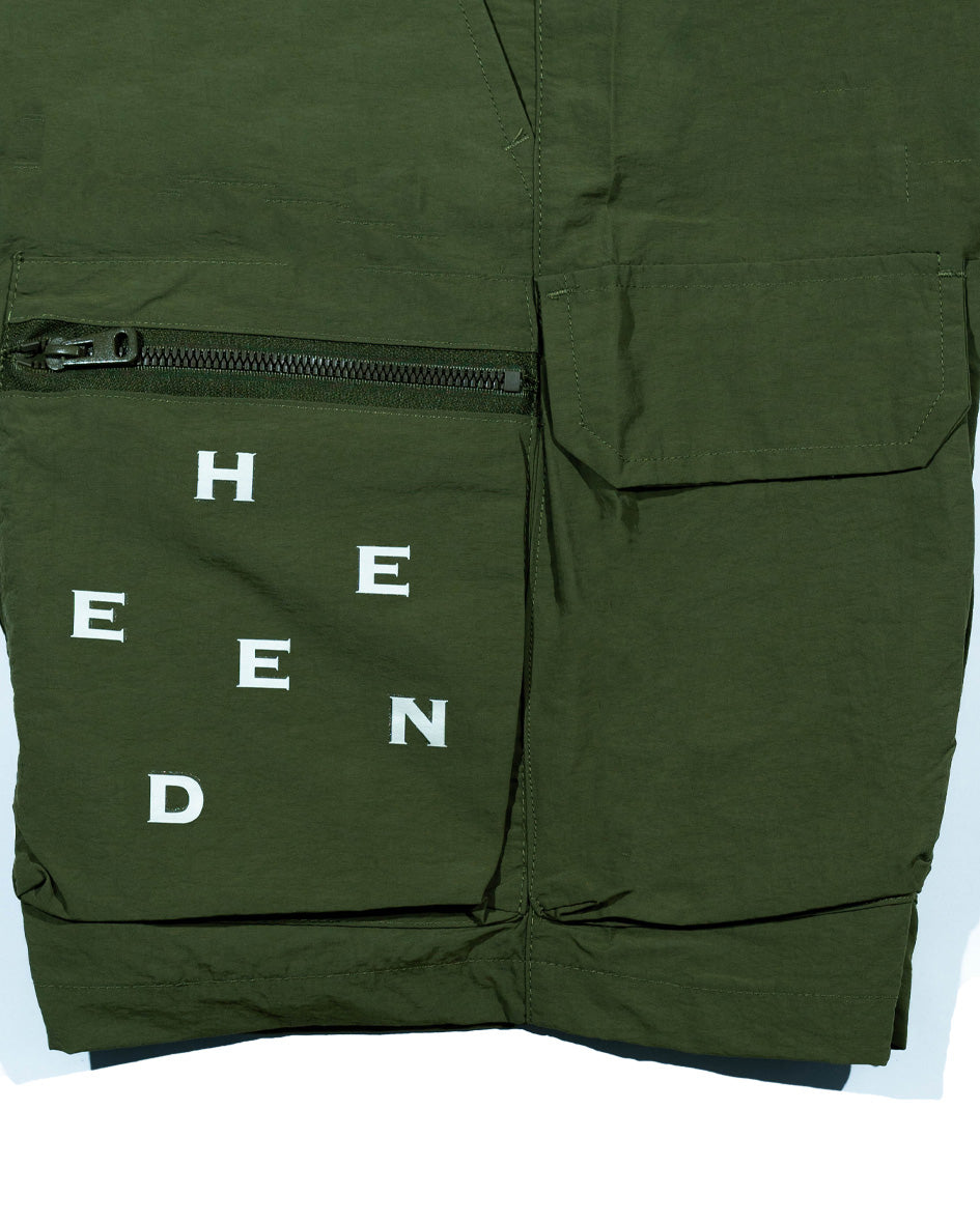 Relaxed Fit Parachute Cargo Shorts