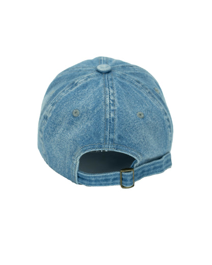 Denim baseball cap