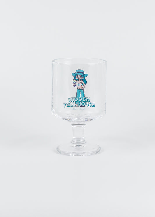 Hidden Full House Dessert Glass - Girl