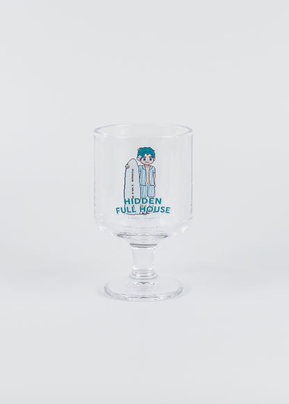 Hidden Full House Dessert Glass -Boy