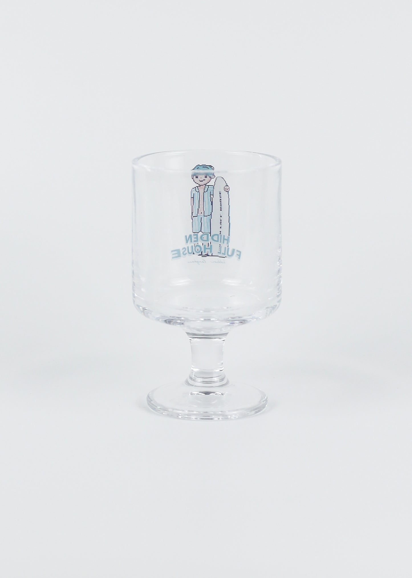 Hidden Full House Dessert Glass -Boy