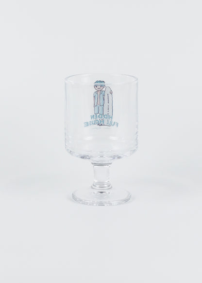 Hidden Full House Dessert Glass -Boy