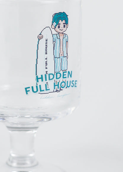 Hidden Full House Dessert Glass -Boy