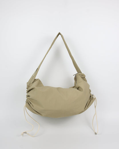 Minimalist Shoulder Bag in Khaki