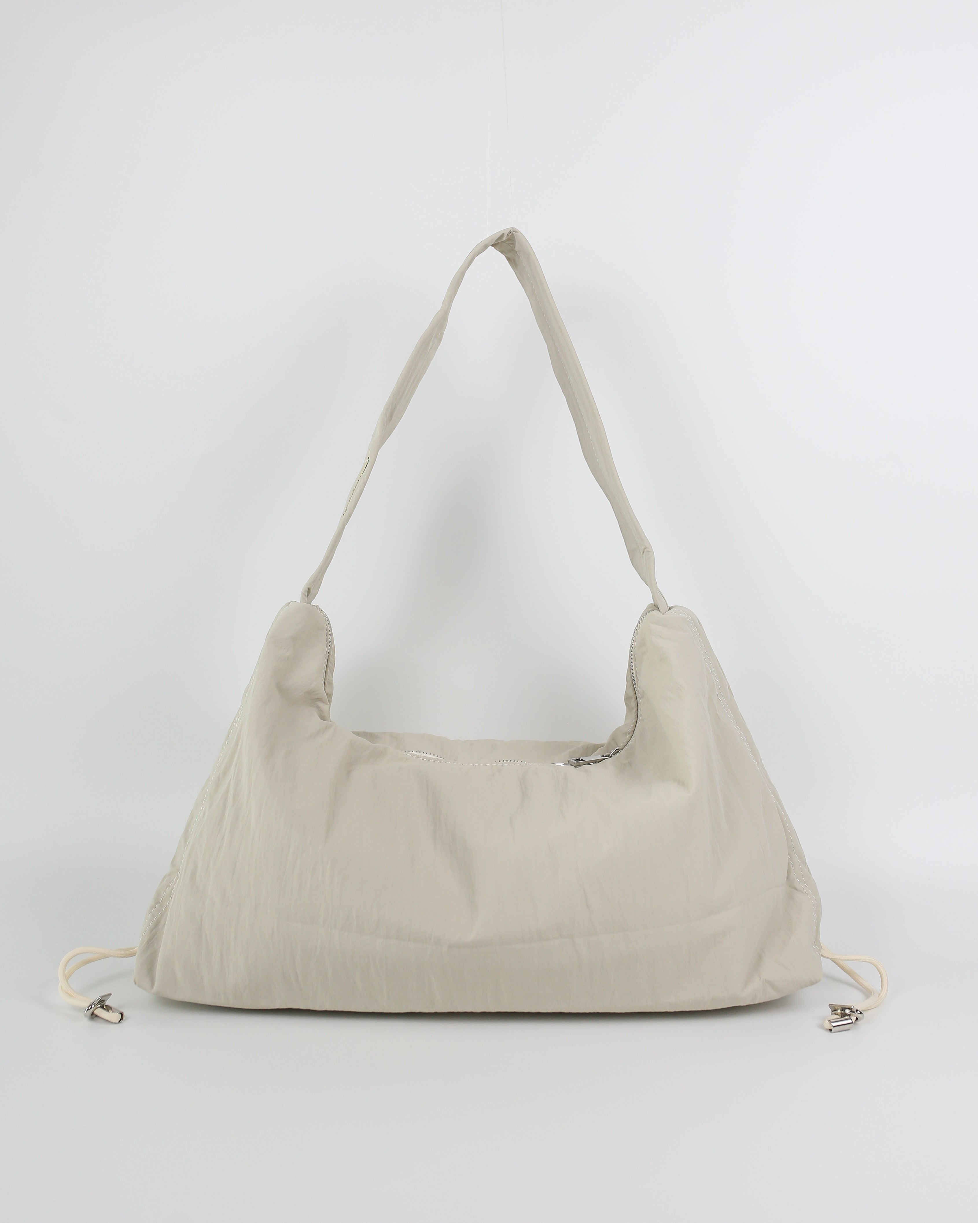 Minimalist Shoulder Bag in Beige Heeden House