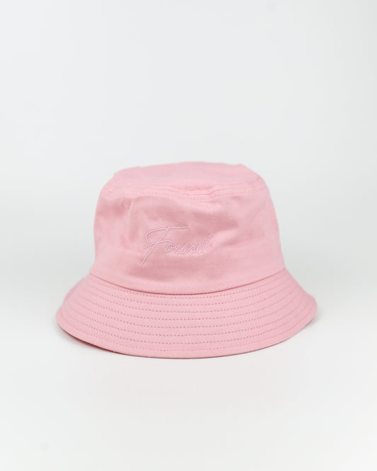 Found Bucket Hat in Pink