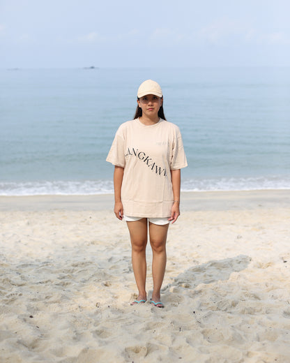 Holiday in Langkawi Tee in Khaki