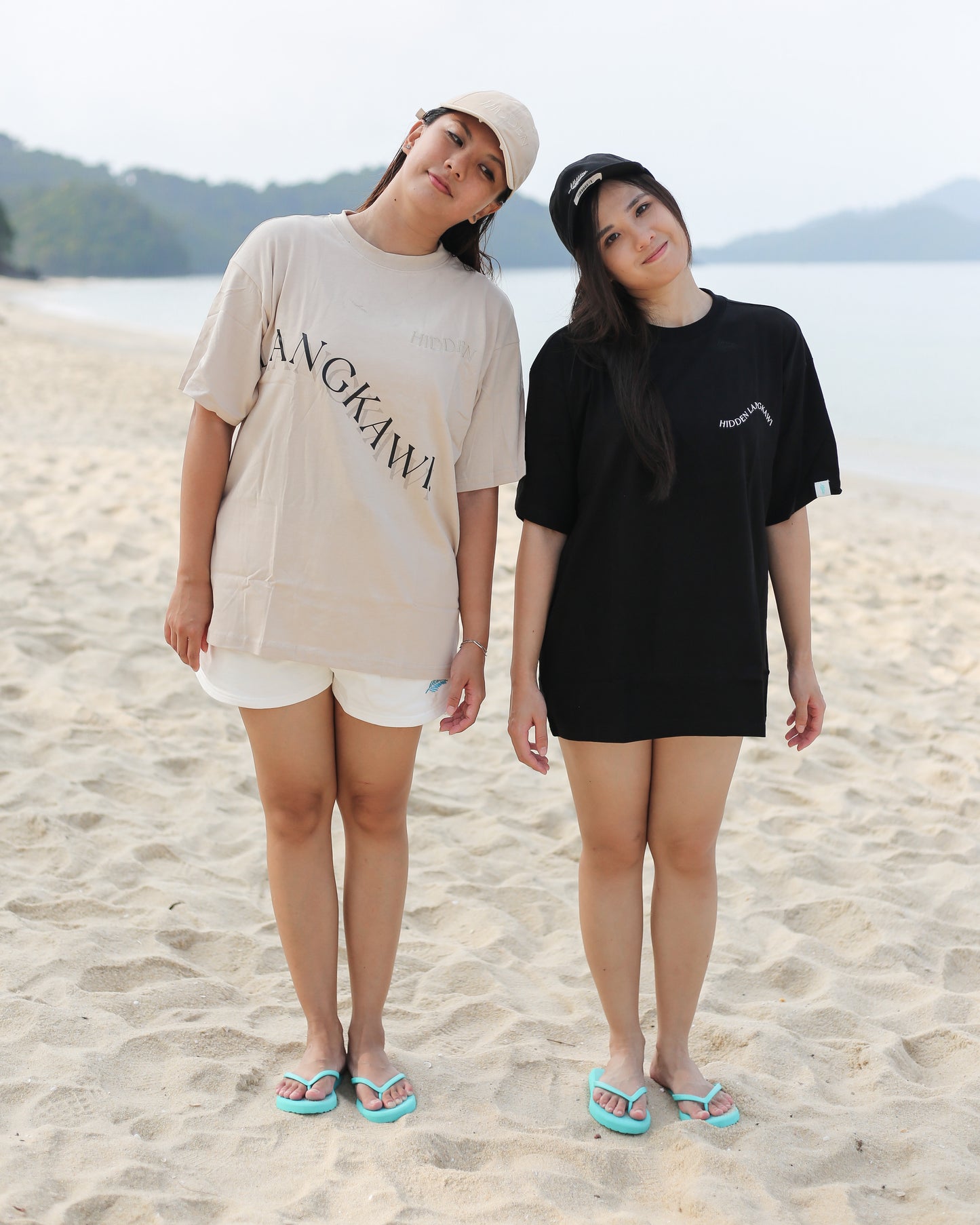 Holiday in Langkawi Tee in Khaki