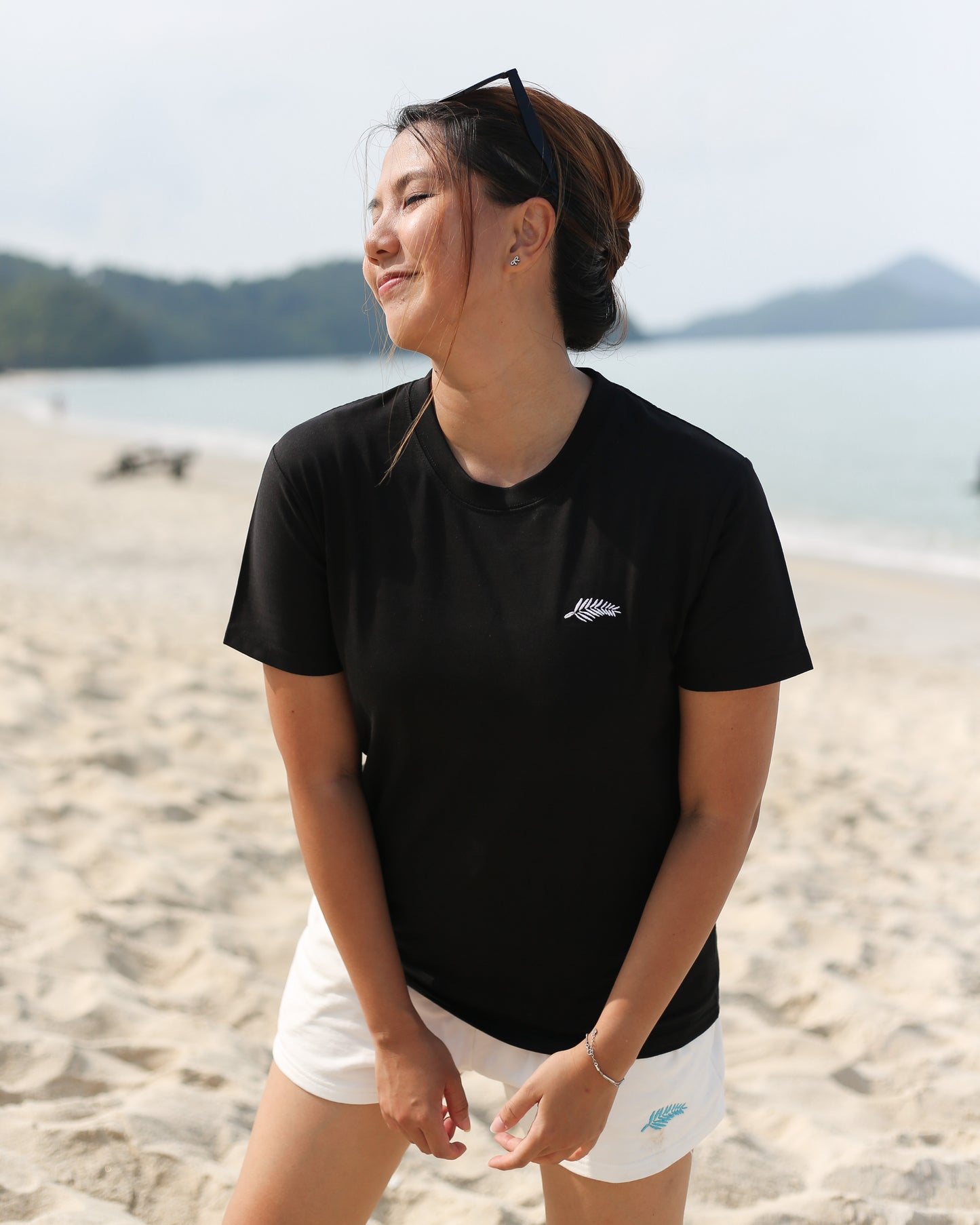 Hidden Beach House Tee in Black