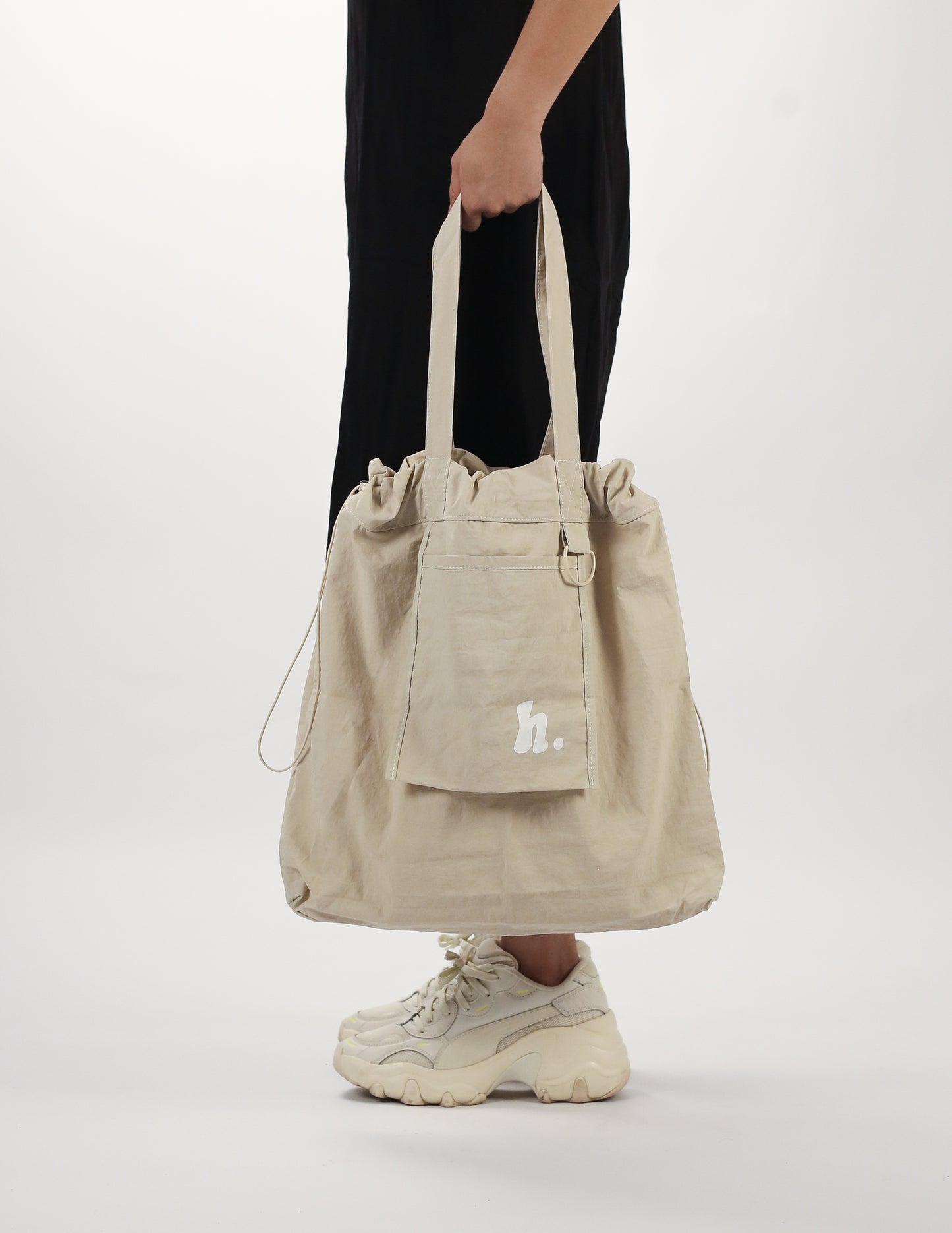 Fold-N-Go Carryall Tote / 001 in Khaki