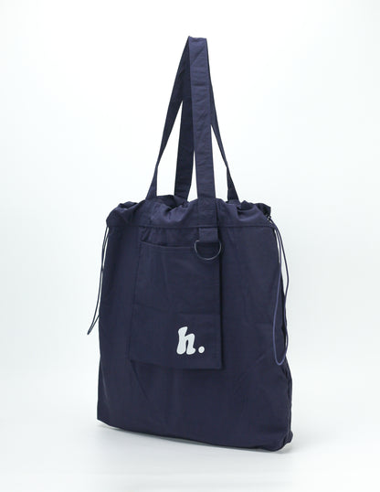 Fold-N-Go Carryall Tote / 001 in Navy Blue