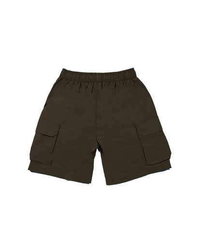 Relaxed Fit Parachute Cargo Shorts