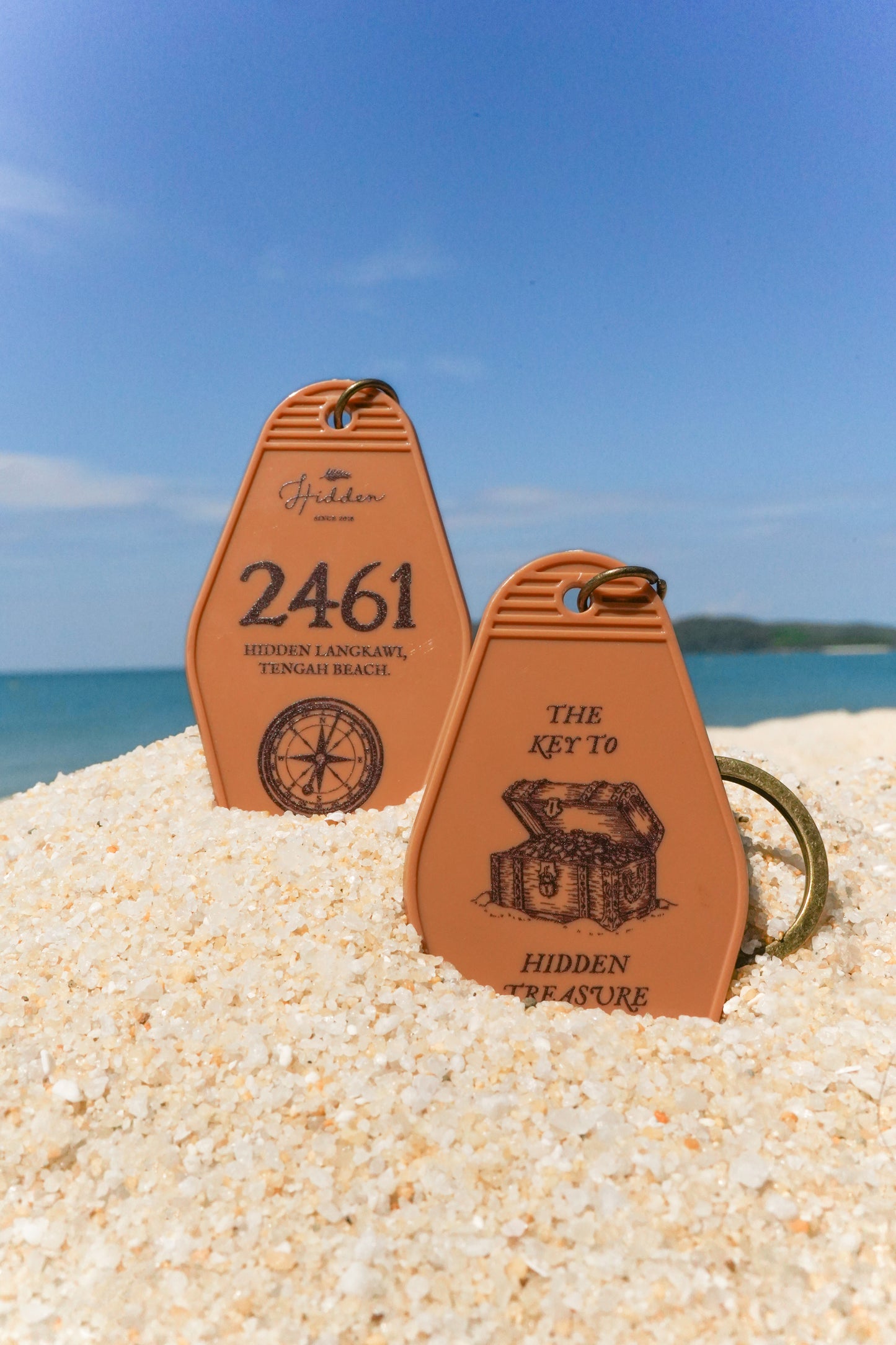 Hidden Treasure Hotel Key Ring