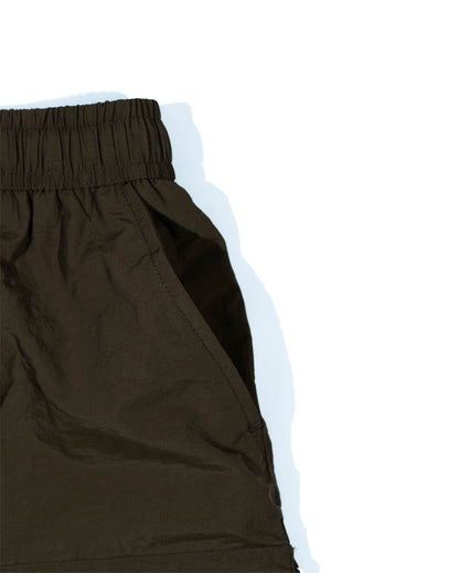 Relaxed Fit Parachute Cargo Shorts