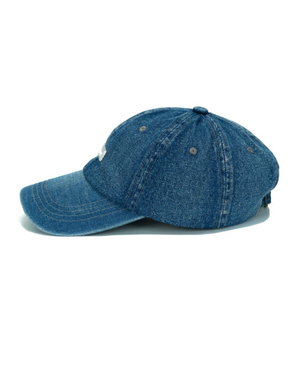 Denim baseball cap