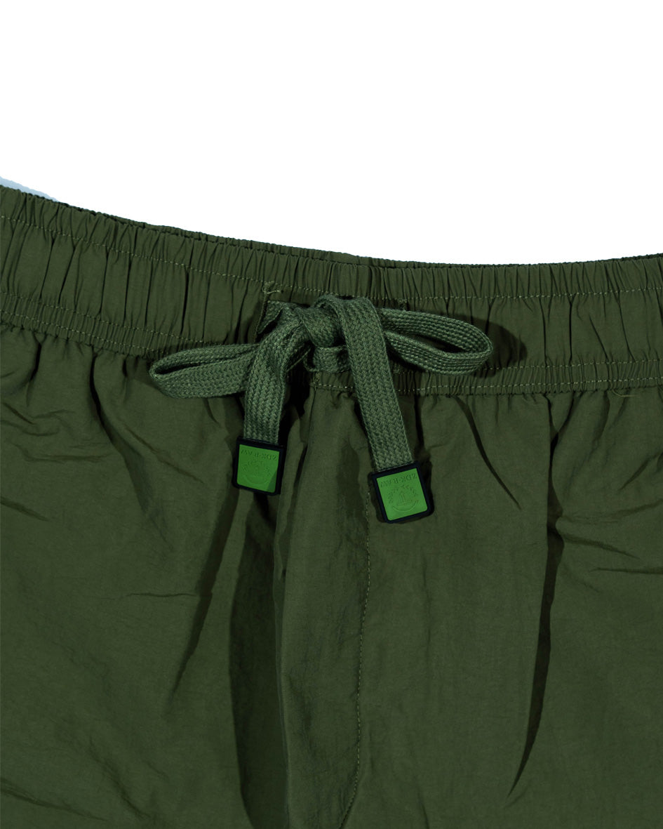 Relaxed Fit Parachute Cargo Shorts