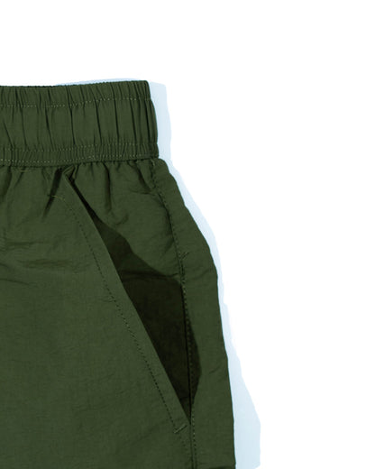 Relaxed Fit Parachute Cargo Shorts