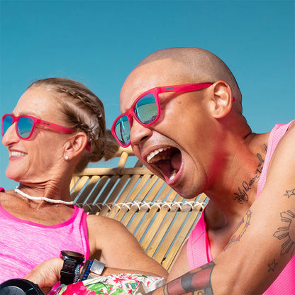 Goodr Sunglasses [OG]: Flamingos on a Booze Cruise