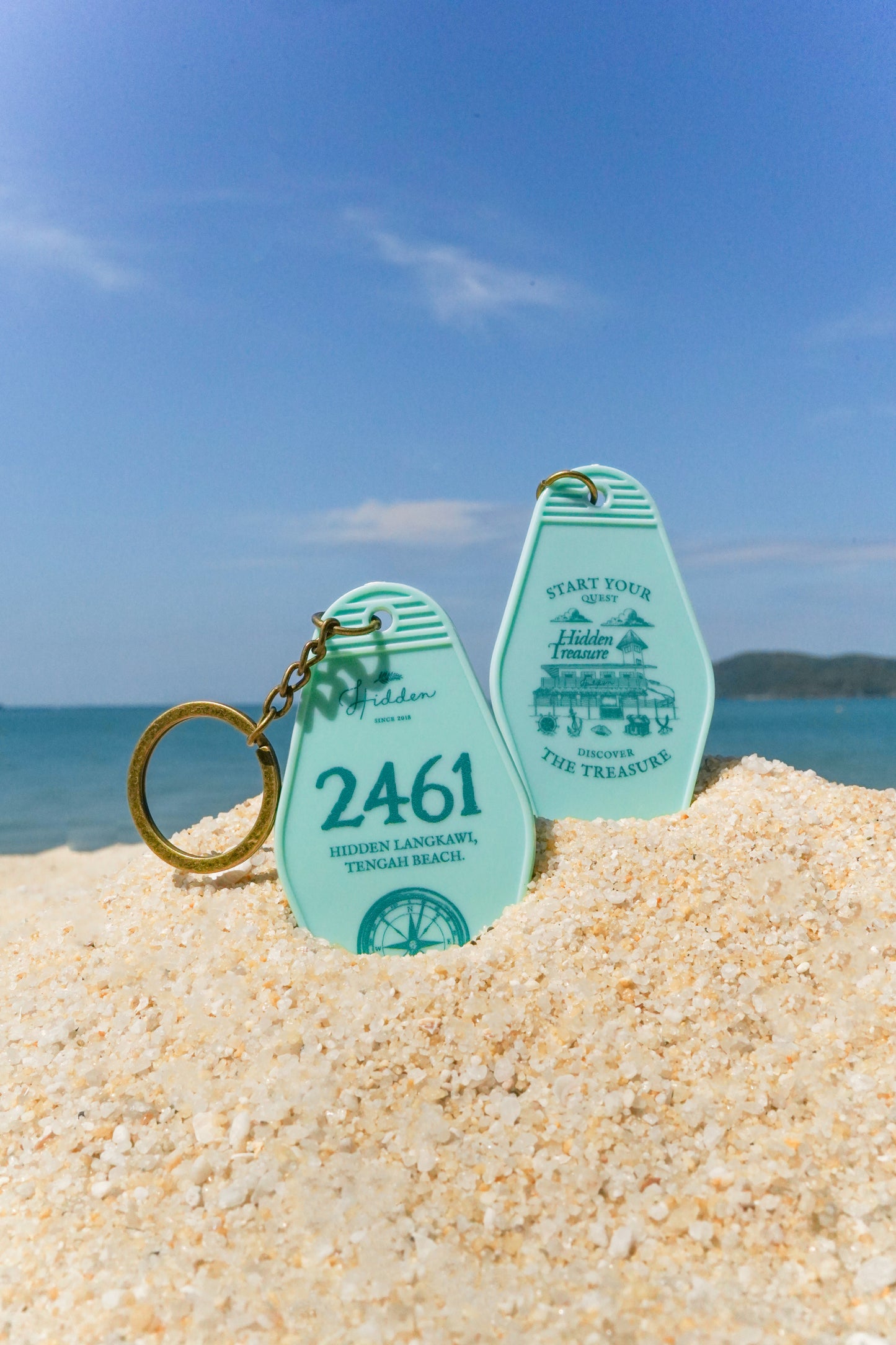 Hidden Treasure Hotel Key Ring