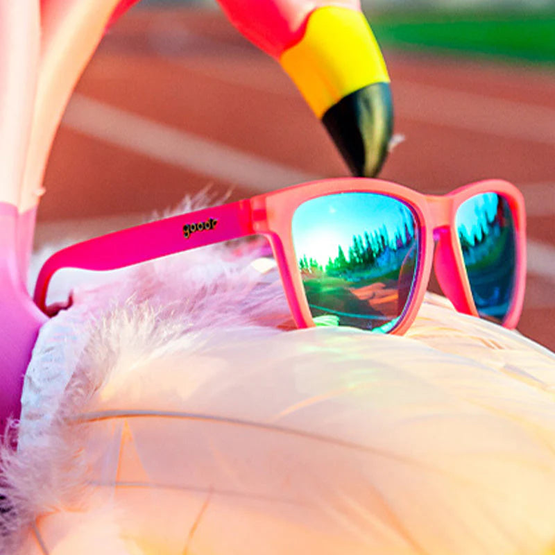 Goodr Sunglasses [OG]: Flamingos on a Booze Cruise