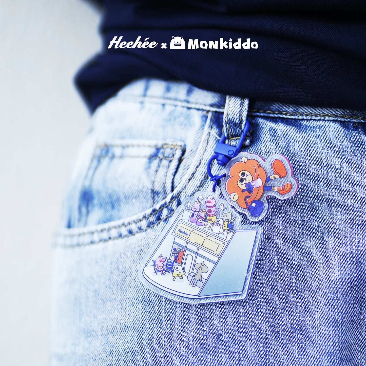 Sunny Side Up Acrylic Keychain