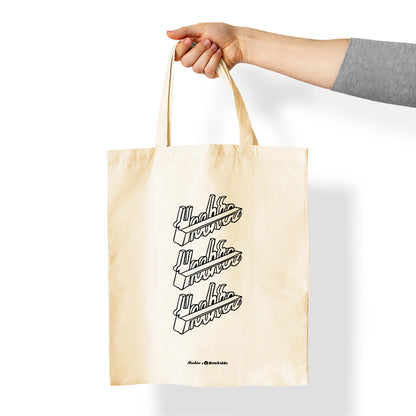 You Can Sit With Us Tote Bag - Beige