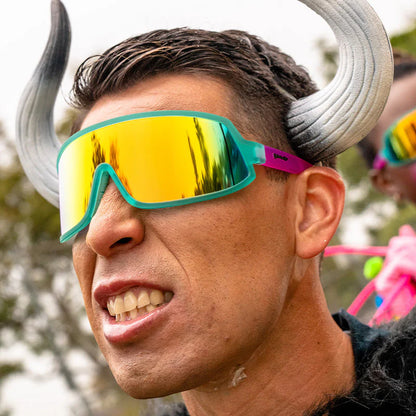 Goodr Sunglasses [WG]: SAVE A BULL,RIDE A RODEA CLOWN