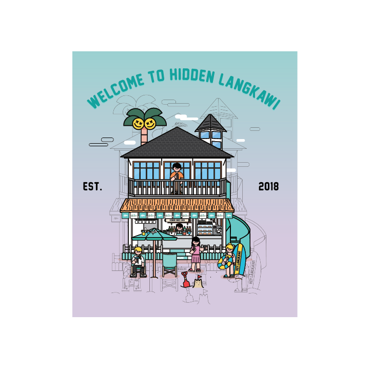 Hidden Beach House Magnet