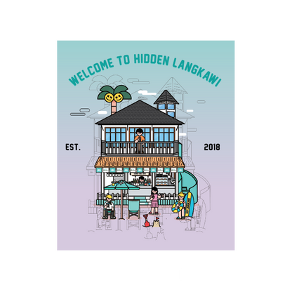 Hidden Beach House Magnet